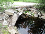 Multiple Culvert Crossing, Popple Hill Brook at Smarts Hill Rd, Sweden, Maine