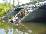 Multiple Culvert Crossing, Potters Brook at Plains Rd, Litchfield, Maine