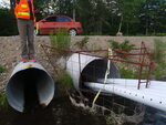 Multiple Culvert Crossing, Rocky Brook at Nineteenth Rd, T19 ED BPP, Maine