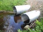 Multiple Culvert Crossing, Rocky Brook at Nineteenth Rd, T19 ED BPP, Maine