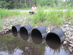 Multiple Culvert Crossing, Roseanne Brook at Maranacook Rd, Winthrop, Maine