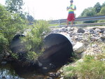Multiple Culvert Crossing, Runaround Brook at Larwence Rd, Durham, Maine