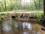 Multiple Culvert Crossing, Sawyer Brook at King Hill Rd, Bridgton, Maine