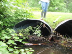 Multiple Culvert Crossing, Schoolhouse Brook at Blaine Rd, Guilford, Maine
