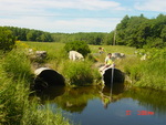 Multiple Culvert Crossing, Sewell Creek at Spinney Mill, Arrowsic, Maine