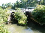Multiple Culvert Crossing, Stroudwater River at Brackett Rd, Gorham, Maine