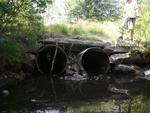 Multiple Culvert Crossing, Sunken Brook at South Waterboro Rd., Lyman, Maine