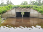 Multiple Culvert Crossing, Thacher Brook at I95, Biddeford, Maine