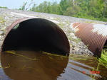 Multiple Culvert Crossing, Upper Pleasant Pond at County Rd, Richmond, Maine