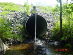 Culvert Crossing at Augusta Rd, Bowdoin, Maine