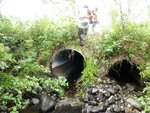 Multiple Culvert Crossing, Hoyt Brook, Monticello, Maine