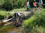 Multiple Culvert Crossing, Higgins Brook, Oakfield, Maine