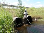 Multiple Culvert Crossing, Gin Brook, Bridgewater, Maine