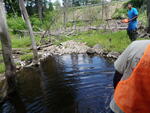 Bridge Crossing, Lamb Brook, New Limerick, Maine