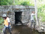 Bridge Crossing, Lamb Brook, New Limerick, Maine