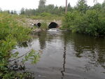 Multiple Culvert Crossing, Mile Brook, Caribou, Maine