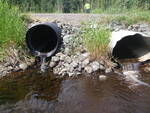 Multiple Culvert Crossing, Hardwood Brook, Woodland, Maine