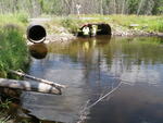 Multiple Culvert Crossing, Caribou Stream, Woodland, Maine