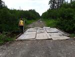Bridge Crossing, West Branch Salmon Brook, Perham, Maine