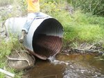 Culvert Crossing, Sucker Brook, Great Pond, Maine