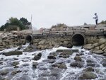 Multiple Culvert Crossing, Mill Pond, Deer Isle, Maine