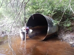 Culvert Crossing, Willow Brook, Pembroke, Maine