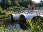 Multiple Culvert Crossing, Mill Brook, Old Orchard Beach, Maine