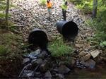 Multiple Culvert Crossing, Perkins Brook, Sanford, Maine