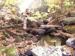 Mill Stream Log Dam Crossing, Mill Stream, Dedham, Maine