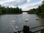 Schoodic Lake Dam Crossing, Schoodic Stream, Lake View Plt, Maine