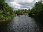Manhanock Pond Upper Dam Crossing, Carlton Stream, Sangerville, Maine