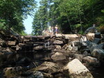 Runaround Pond Dam Crossing, runaournd pond, Durham, Maine