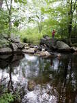 Bog Dam Crossing, Northwest River, Sebago, Maine