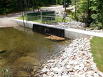 Cushman Pond Dam Crossing, Little Trout Brook, Lovell, Maine