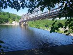 Hiram Falls Dam Crossing, Saco River, Baldwin, Maine