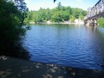 Hiram Falls Dam Crossing, Saco River, Baldwin, Maine