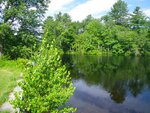 Kezar Falls Upper Dam Crossing, Ossipee River, Parsonsfield, Maine