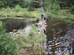 Houghton Pond Dam Crossing, Houghton Pond, West Bath, Maine