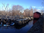 Barker Mill Dam Crossing, Little Androscoggin River, Auburn, Maine