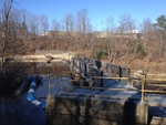 Barker Mill Dam Crossing, Little Androscoggin River, Auburn, Maine