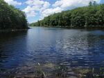 Marshall Pond Dam Crossing, Hebron, Maine
