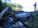 Molasses Pond Dam Crossing, Eastbrook, Maine
