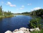 D.O.T. Dam Crossing, S Branch Meduxnekeag River, Hodgdon, Maine