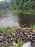 Debris Jam Crossing, Witham Brook, Norridgewock, Maine