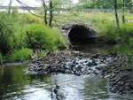 Debris Jam Crossing, meadow brook, Wilton, Maine