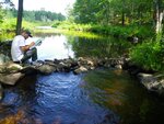 Debris Jam Crossing, Fenderson Brook, Parsonsfield, Maine