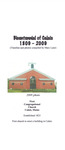 Calais Bicentennial Brochure on the History of the First Congregational Church of Calais, Maine