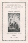 Congregational Christian Conference of Maine Annual Meeting (1948)