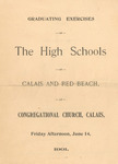 Graduating Exercises of the High Schools of Calais and Red Beach at Congregational Church, Calais (1901)
