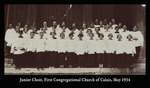 Junior Choir, First Congregational Church of Calais, May 1934